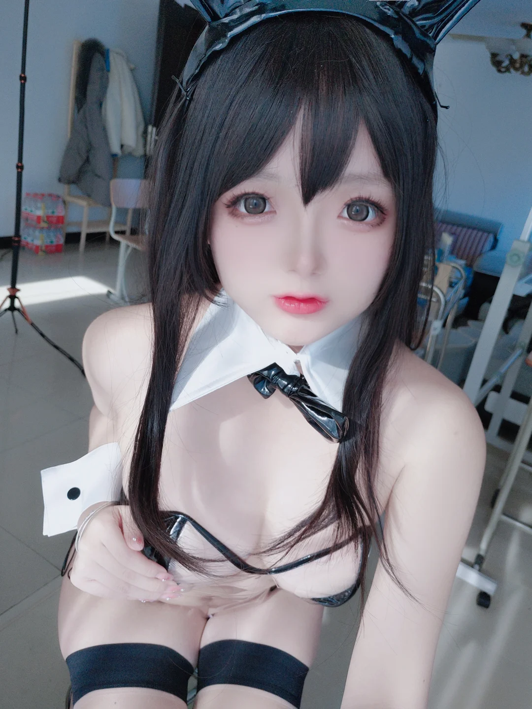 日奈娇 - 透明兔女郎自拍 [40P-55MB] tg@simisebaisi 【丝足阁】004.webp